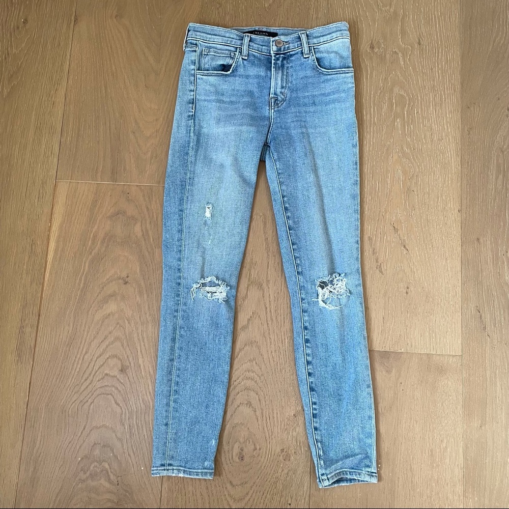 J Brand Blue Skinny Jeans